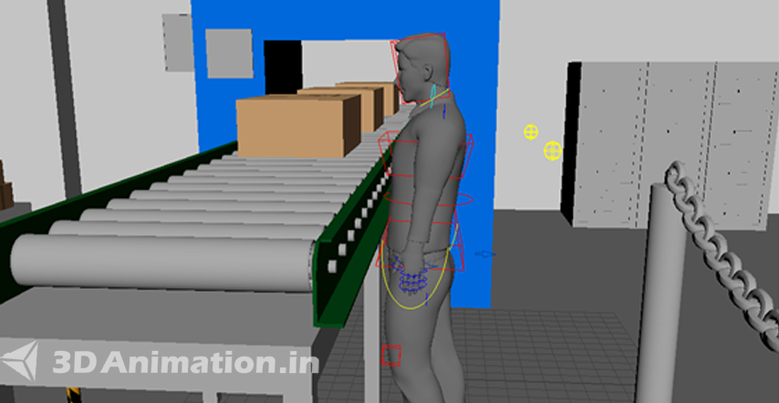 3D Animation of Safety Products & Rigging for 3D Human Characters