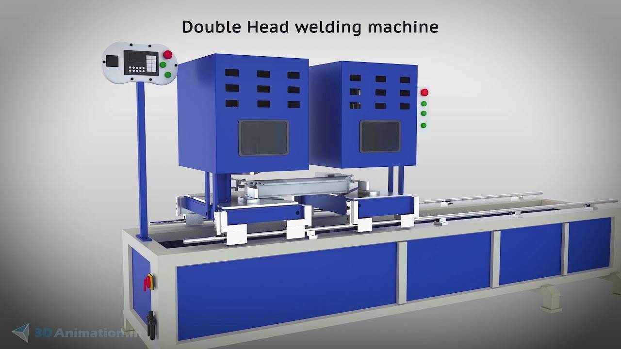 Mechanical and Engineering Animation Video for UPVC Window Machine Manufacturer