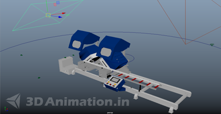 lighting process of Engineering Animation - UPVC