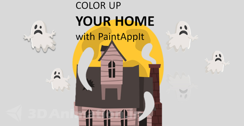 2D Funny Ghost Animated Commercials storyboard - PaintApp Animation Advertising