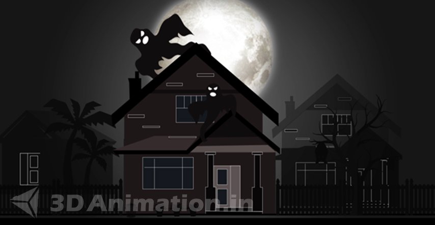 2D Funny Ghost Animated Commercials- PaintApp Animation Advertising
