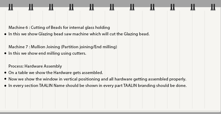 Engineering Animation Concept and scripting - UPVC Window