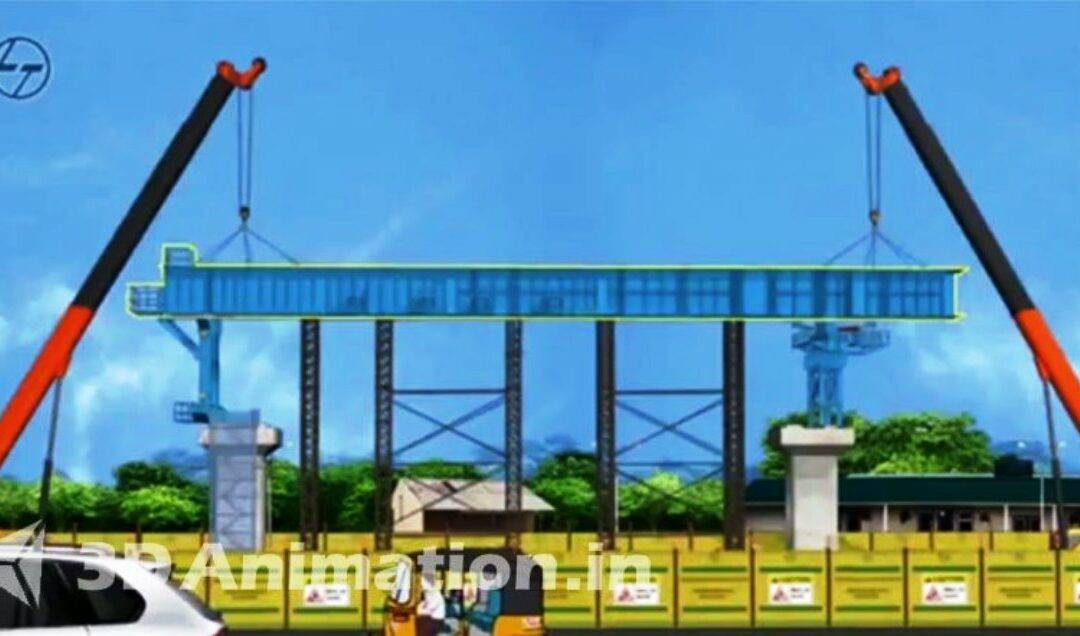 Safety video Animation explaining how Safety measures are taken for construction sites
