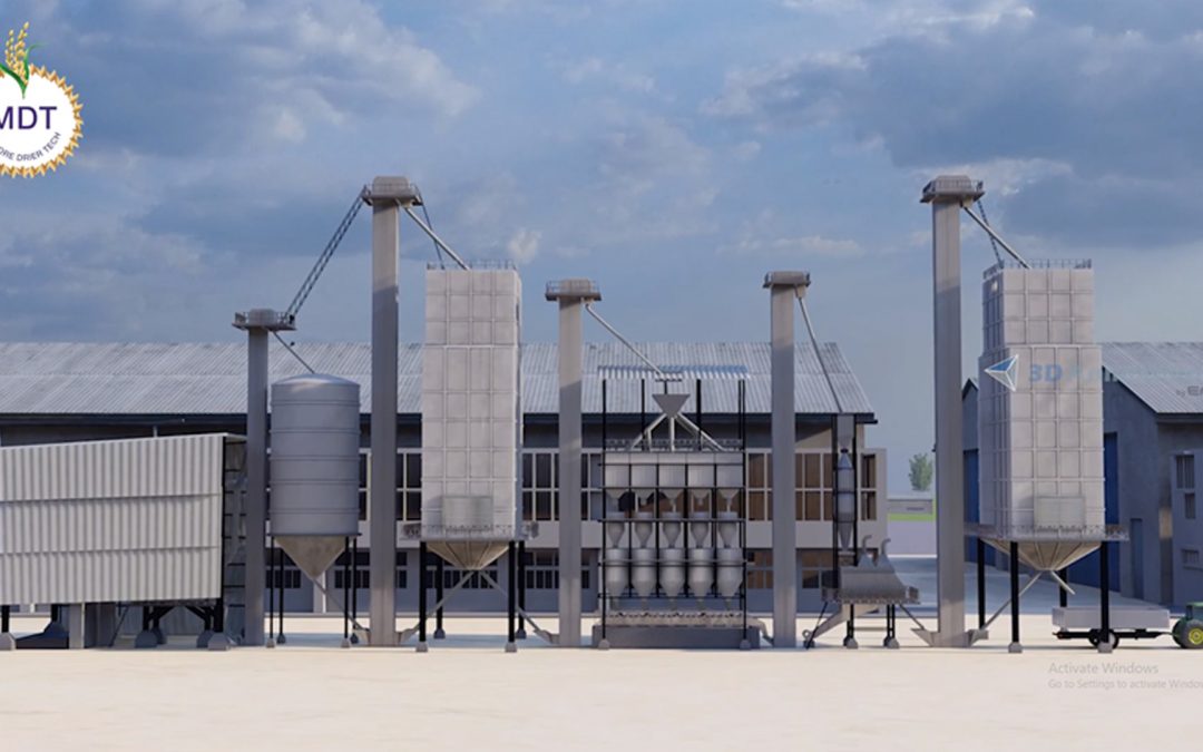 3D Paddy Processing Animation Video