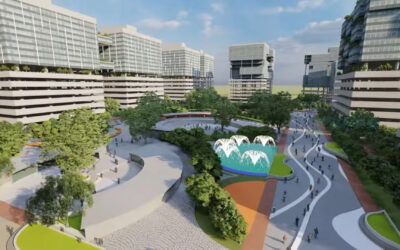 Space overview of smart city project |3D Architectural walkthrough animation video in English