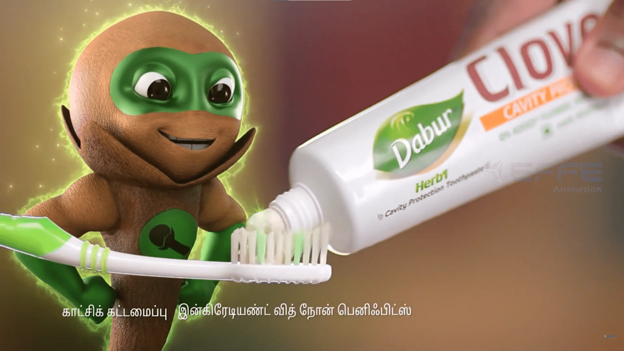 Toothpaste Action Visual What VFX Graphics Services Can Do for Your Brand