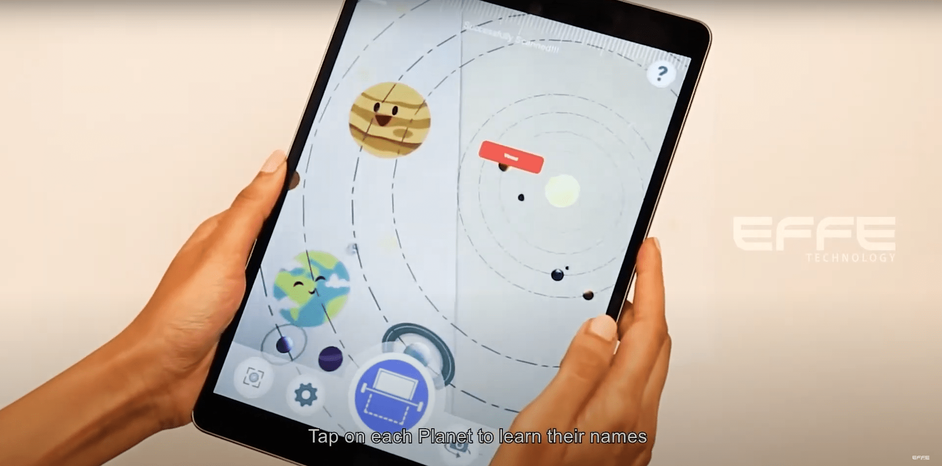 AR Education in solar system