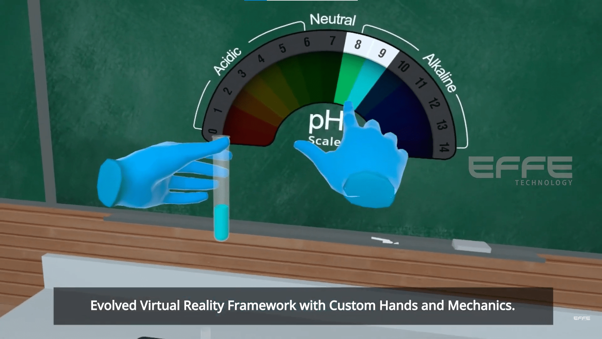 VR application training