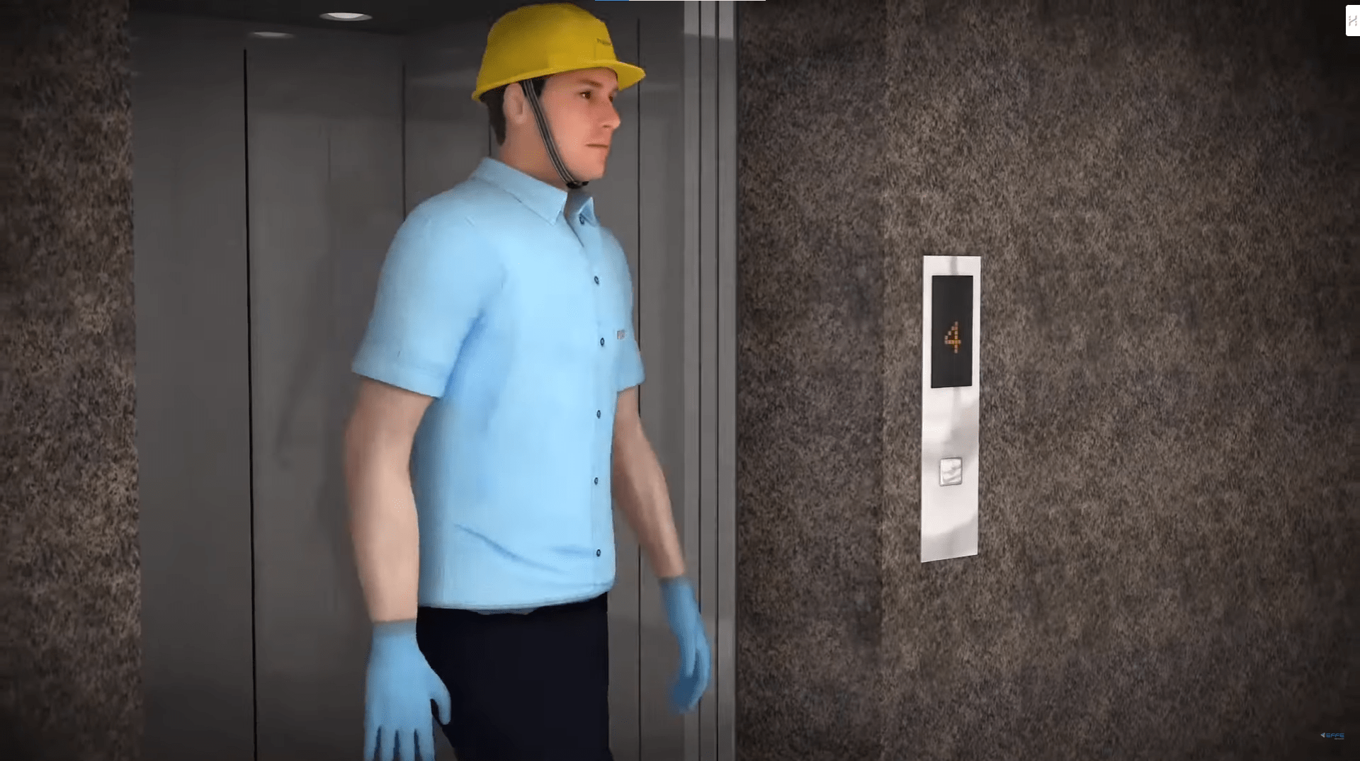 3D Elevator Animation Video