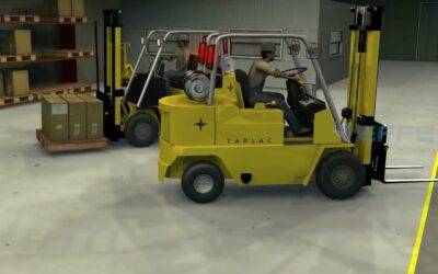 3D Animated Forklift Safety Video: Safety 3D Work Safety Animation