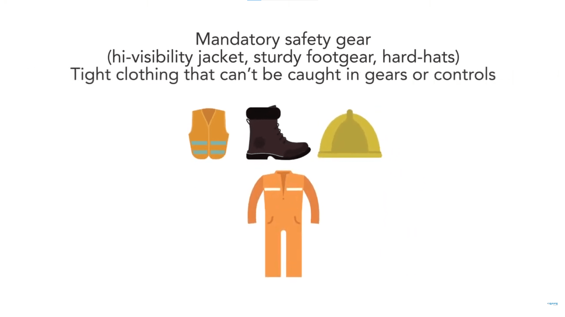 Industrial safety animation