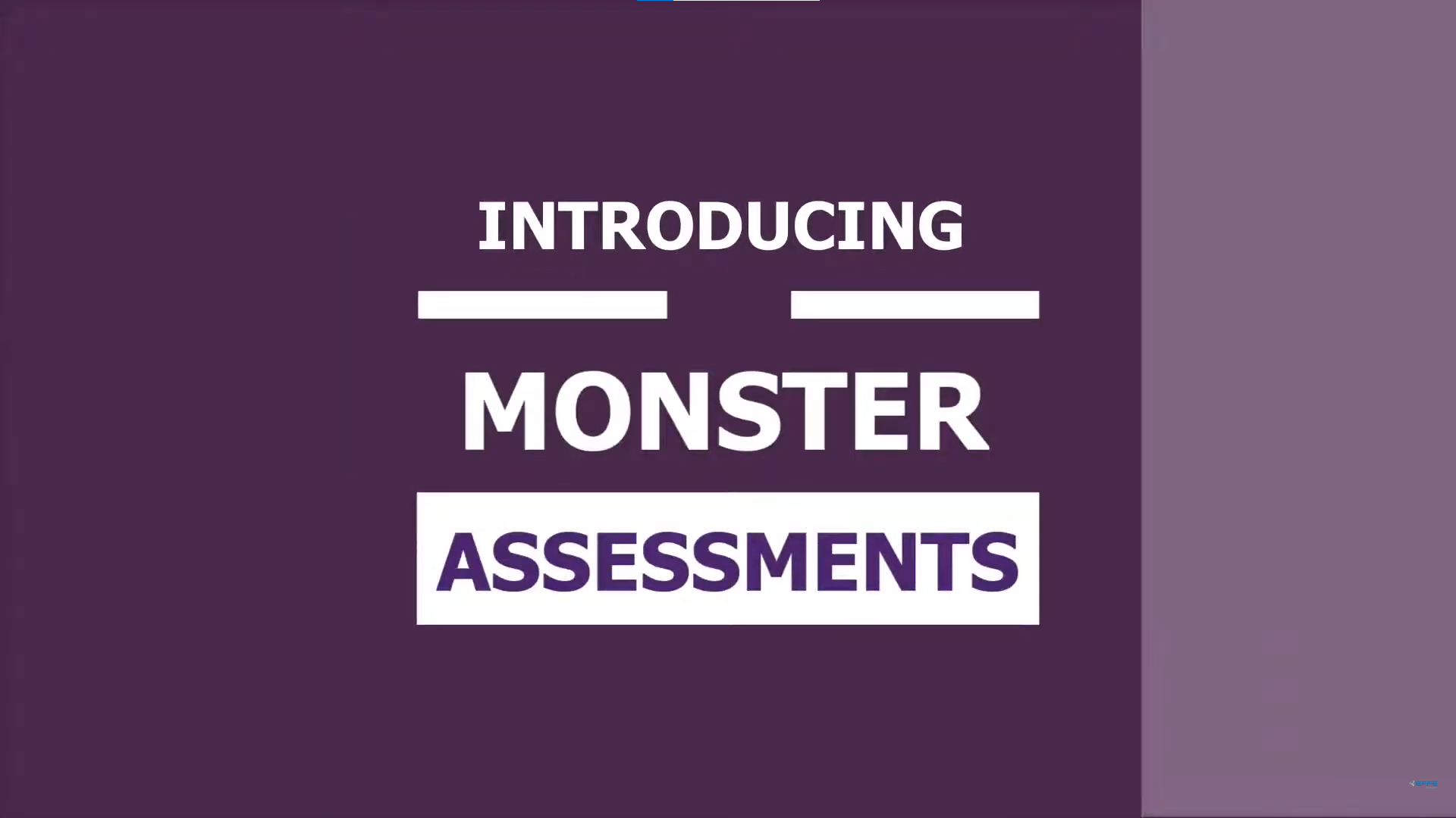 Animation Video for Monster Assessment | Animation Company