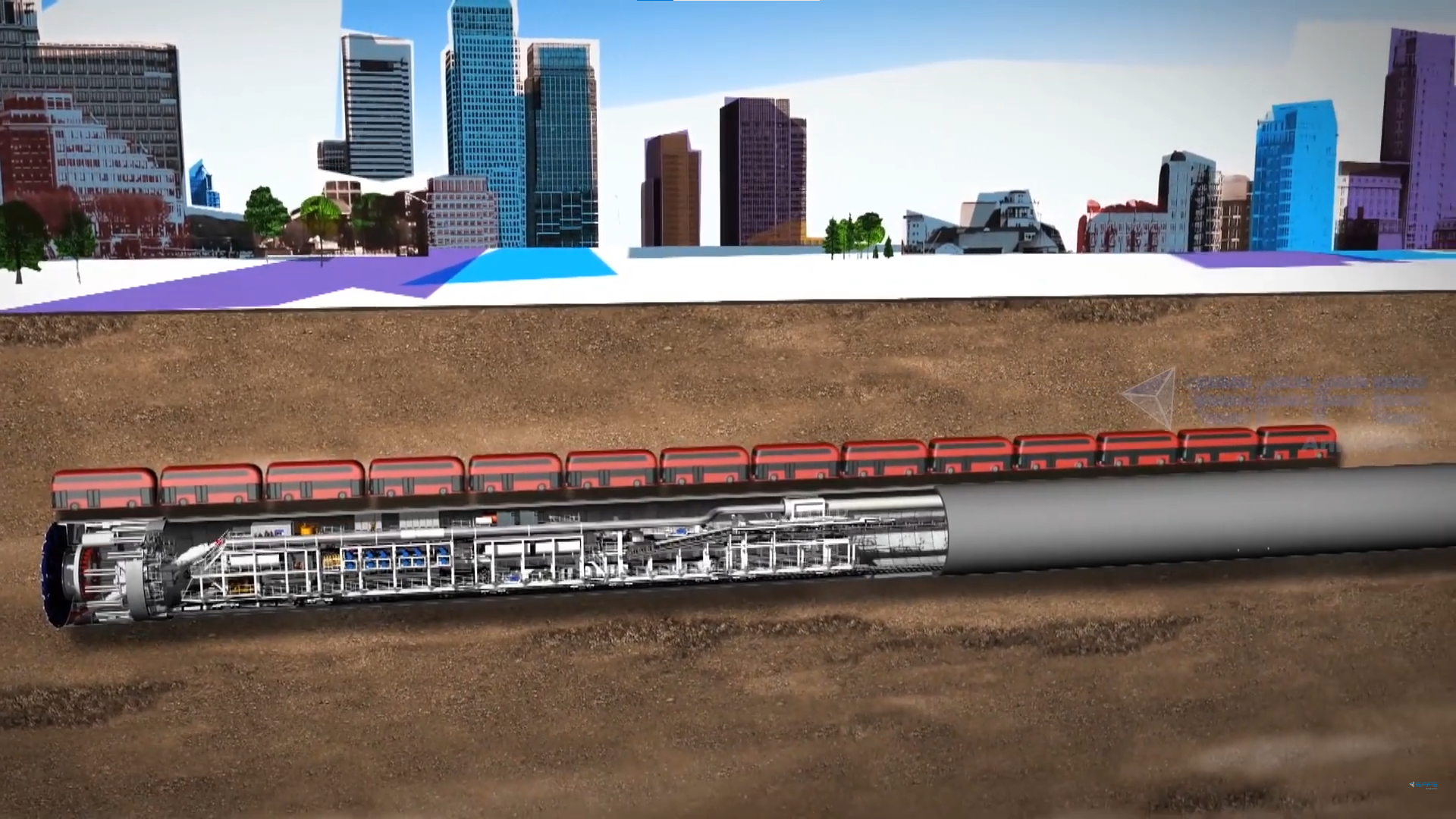 Underground Excavation Animation Video | Effe Animation