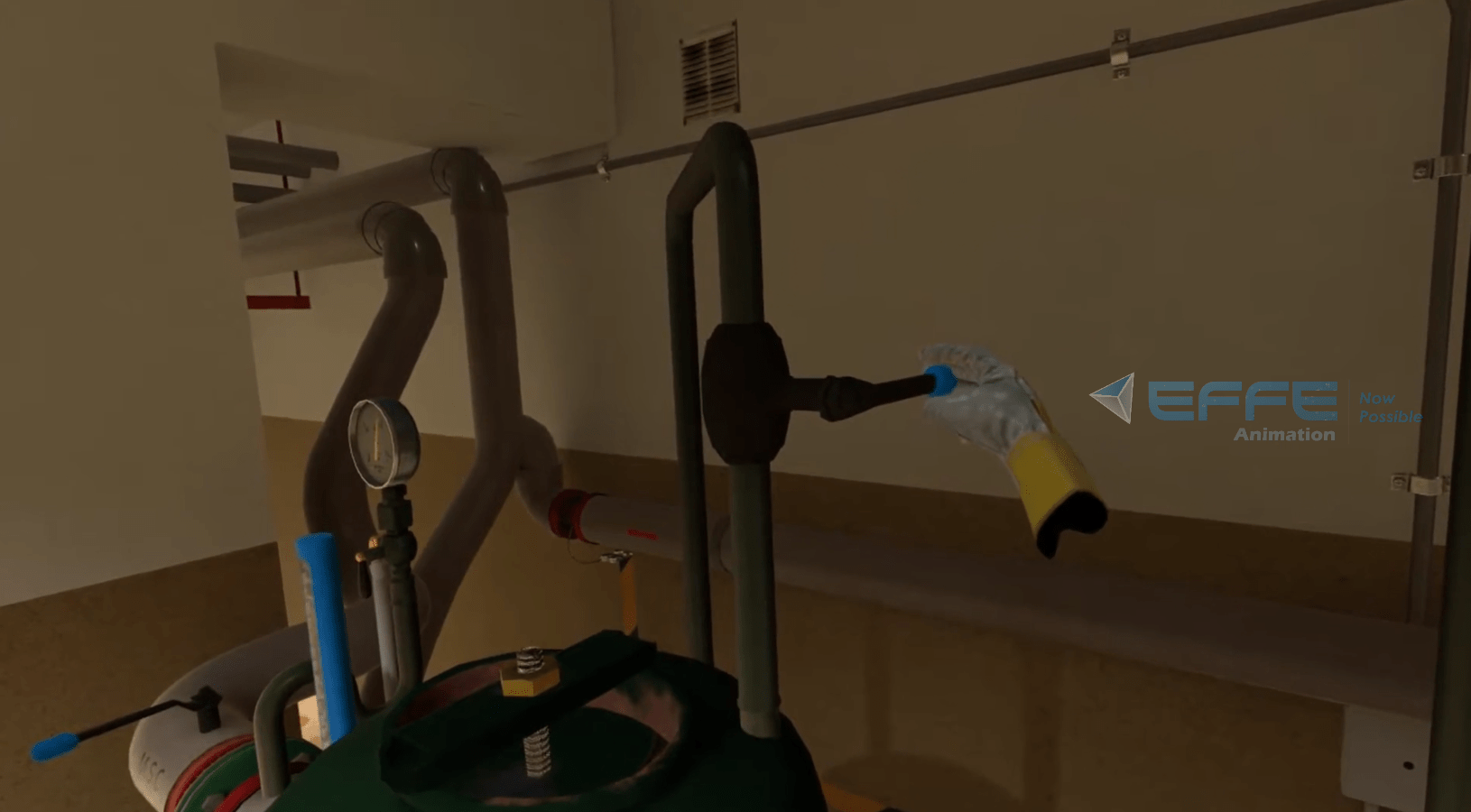 VR industrial simulation