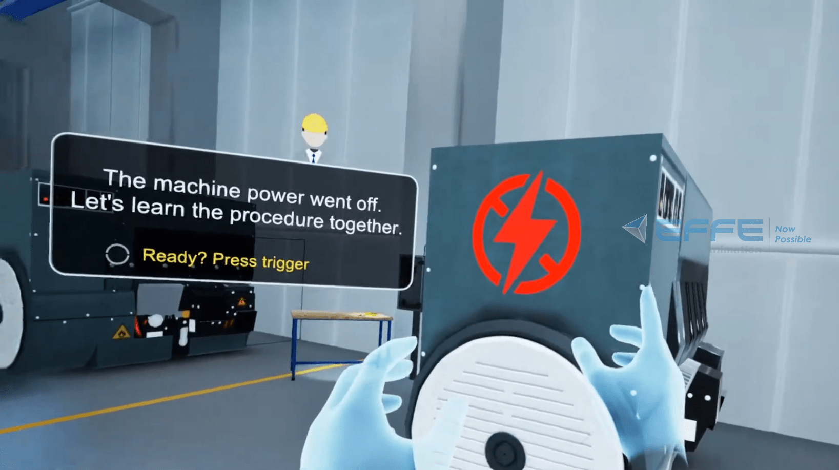 VR workflow animation