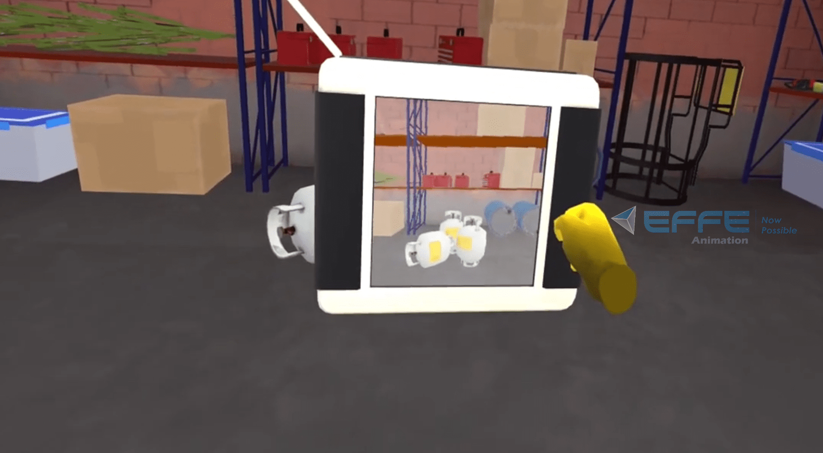 VR workplace safety training animation